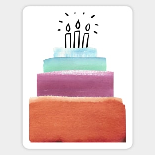 Celebration cake collage Magnet